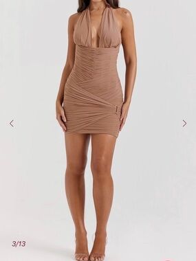 kristiana ivory cotton strapless corset mini dress House of CB | Dresses | House Of Cb Kristiana Ivory Cotton Strapless Corset  Mini Dress Bigger Cup De